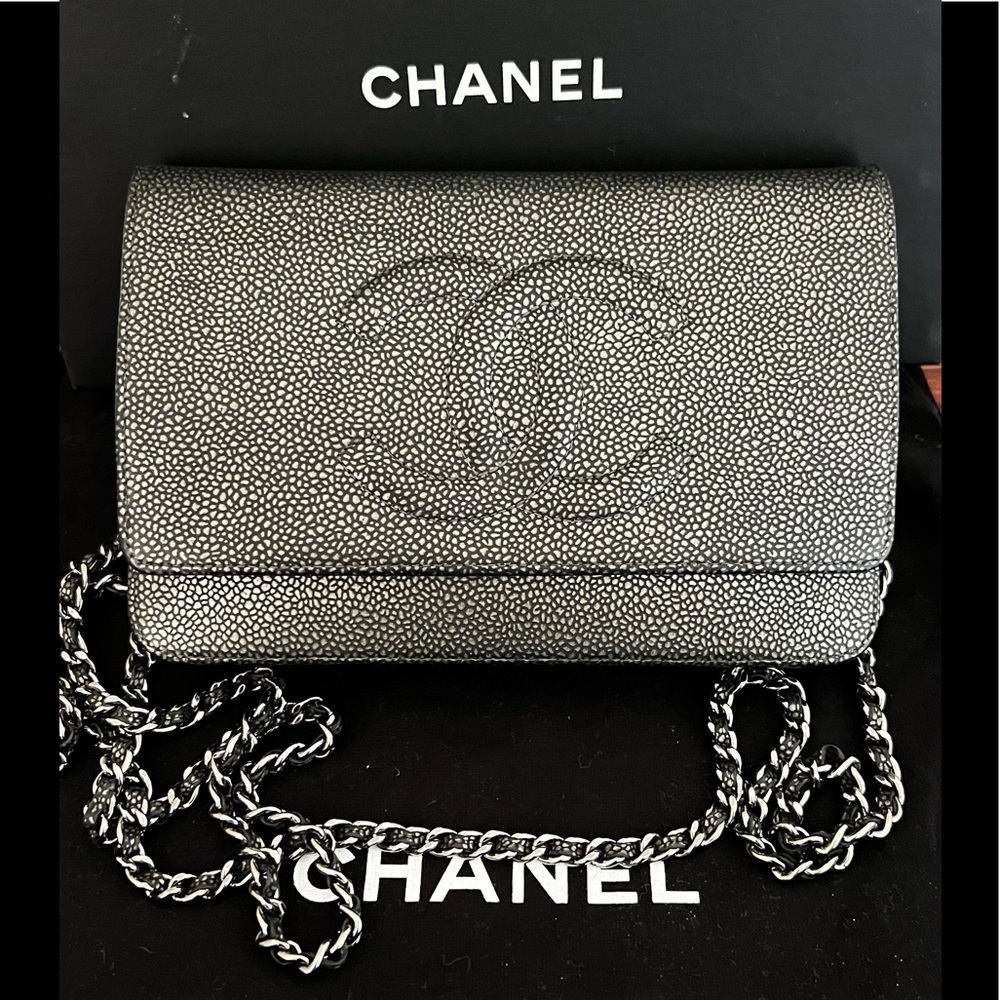 Chanel Caviar CC Timeless Metallic Bronze WOC